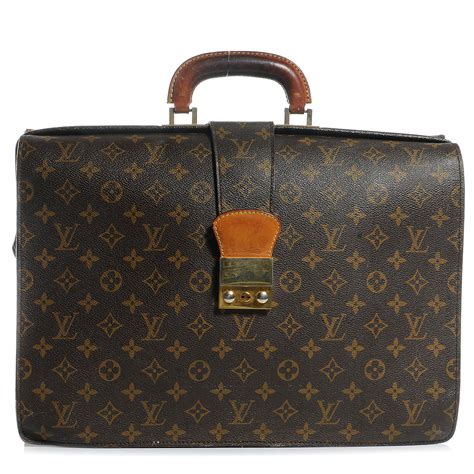 louis vuitton serviette|LOUIS VUITTON Monogram Serviette Fermoir Briefcase.